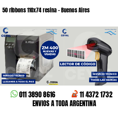 50 ribbons 110x74 resina - Buenos Aires