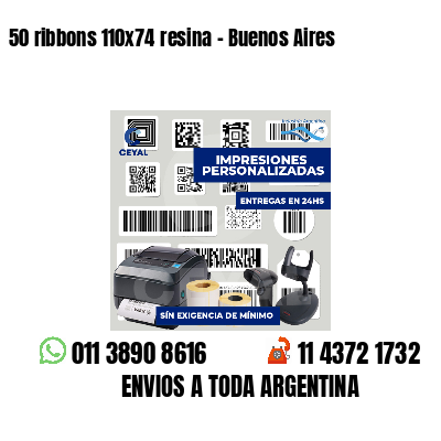 50 ribbons 110x74 resina - Buenos Aires