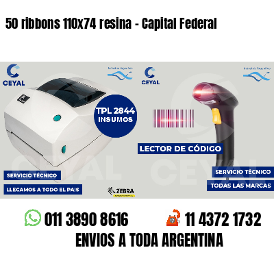 50 ribbons 110x74 resina - Capital Federal