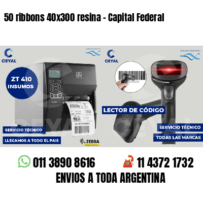 50 ribbons 40x300 resina - Capital Federal