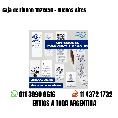 Caja de ribbon 102x450 - Buenos Aires
