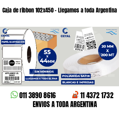 Caja de ribbon 102x450 - Llegamos a toda Argentina