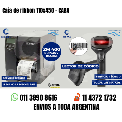 Caja de ribbon 110x450 - CABA