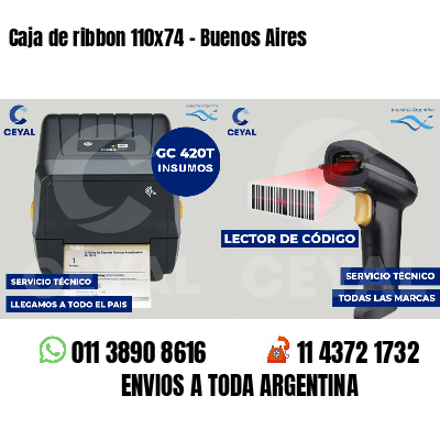 Caja de ribbon 110x74 - Buenos Aires