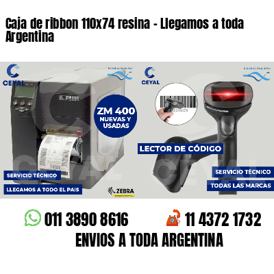 Caja de ribbon 110x74 resina - Llegamos a toda Argentina