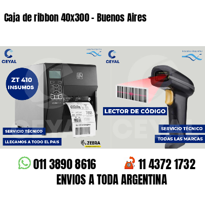 Caja de ribbon 40x300 - Buenos Aires