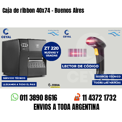 Caja de ribbon 40x74 - Buenos Aires