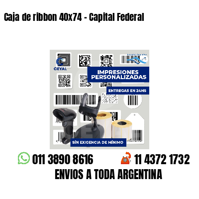Caja de ribbon 40x74 - Capital Federal