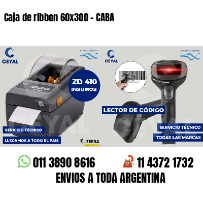 Caja de ribbon 60x300 - CABA