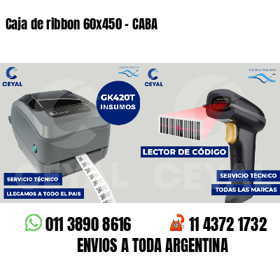 Caja de ribbon 60x450 - CABA