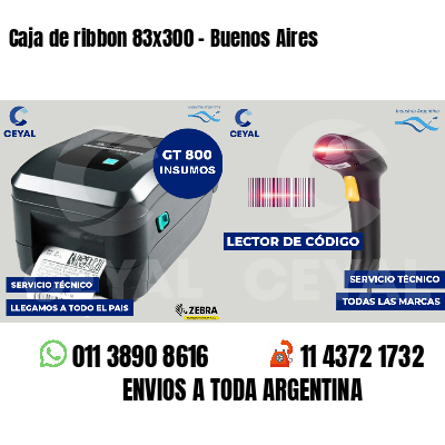 Caja de ribbon 83x300 - Buenos Aires