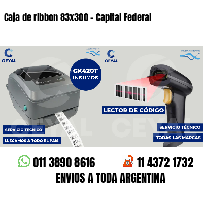 Caja de ribbon 83x300 - Capital Federal