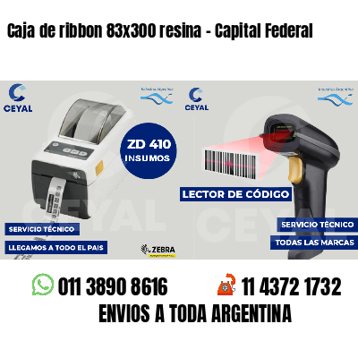 Caja de ribbon 83x300 resina - Capital Federal