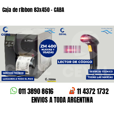 Caja de ribbon 83x450 - CABA