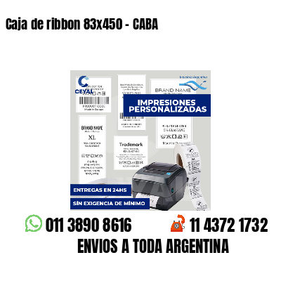 Caja de ribbon 83x450 - CABA