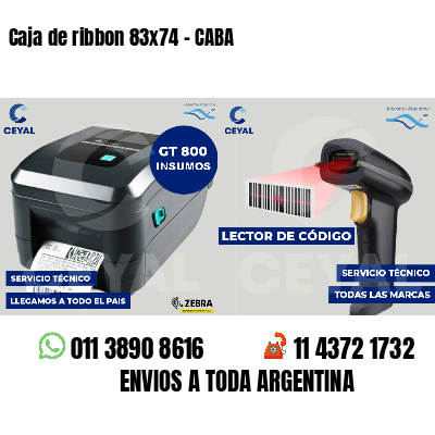 Caja de ribbon 83x74 - CABA