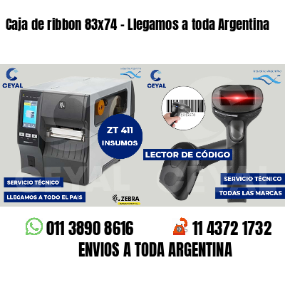 Caja de ribbon 83x74 - Llegamos a toda Argentina