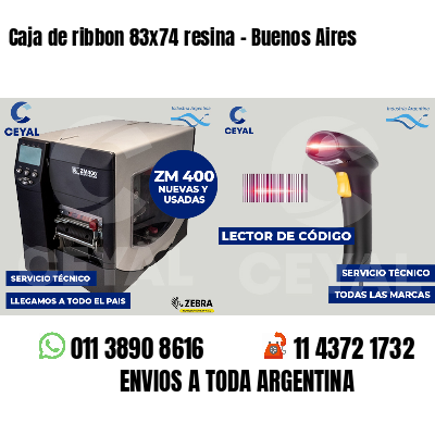 Caja de ribbon 83x74 resina - Buenos Aires