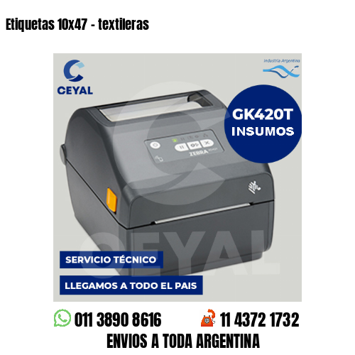 Etiquetas 10×47 – textileras
