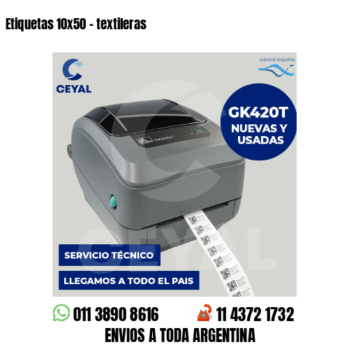 Etiquetas 10×50 – textileras