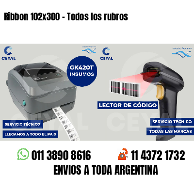 Ribbon 102x300 - Todos los rubros