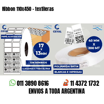 Ribbon 110x450 - textileras