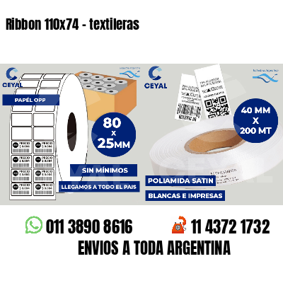 Ribbon 110x74 - textileras