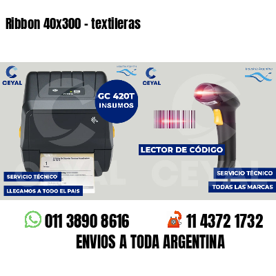 Ribbon 40x300 - textileras
