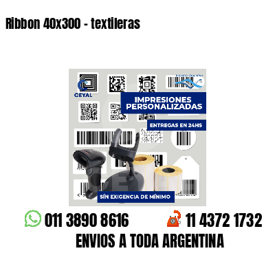 Ribbon 40x300 - textileras