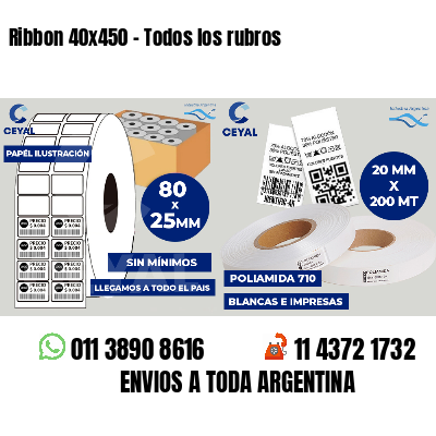 Ribbon 40x450 - Todos los rubros