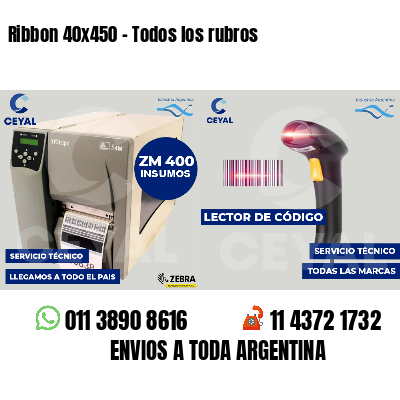 Ribbon 40x450 - Todos los rubros