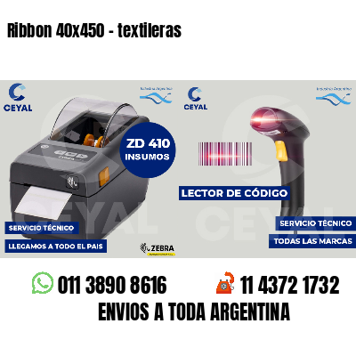 Ribbon 40x450 - textileras