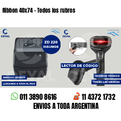 Ribbon 40x74 - Todos los rubros
