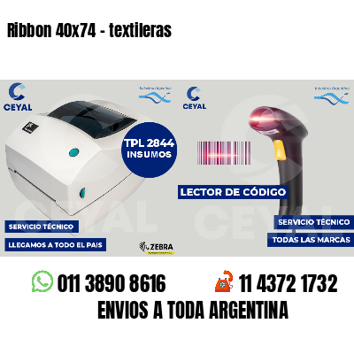 Ribbon 40x74 - textileras