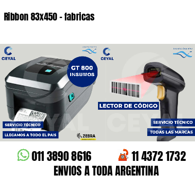 Ribbon 83x450 - fabricas