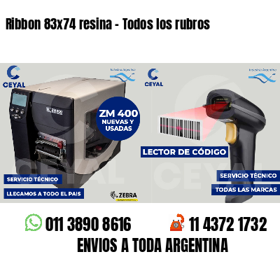 Ribbon 83x74 resina - Todos los rubros
