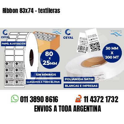 Ribbon 83x74 - textileras