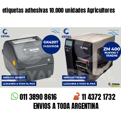 etiquetas adhesivas 10.000 unidades Agricultores