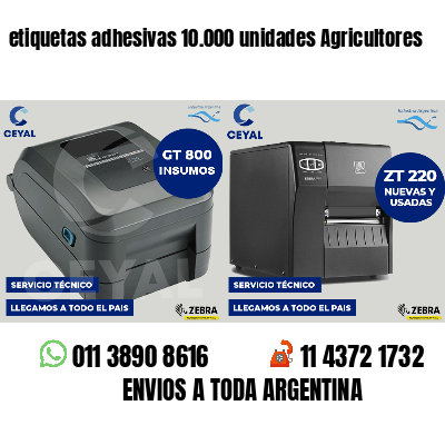 etiquetas adhesivas 10.000 unidades Agricultores