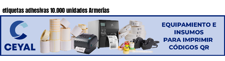 etiquetas adhesivas 10.000 unidades Armerías