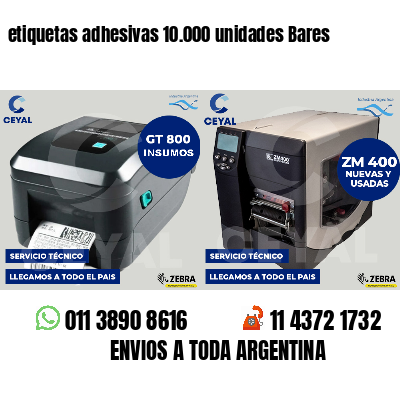etiquetas adhesivas 10.000 unidades Bares
