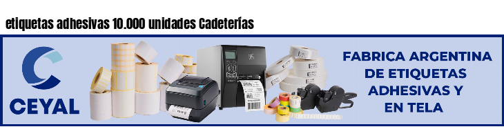 etiquetas adhesivas 10.000 unidades Cadeterías
