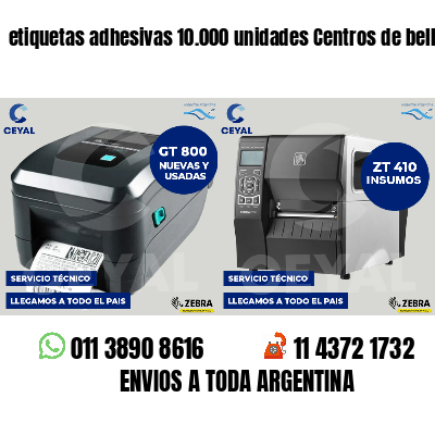 etiquetas adhesivas 10.000 unidades Centros de belleza