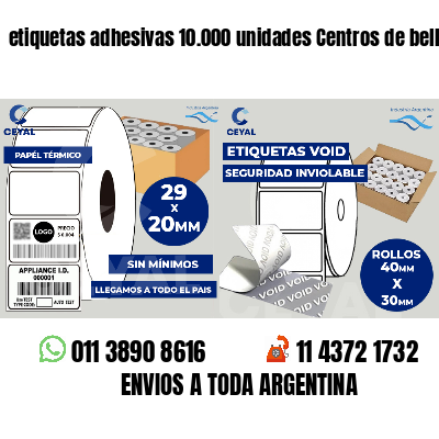 etiquetas adhesivas 10.000 unidades Centros de belleza