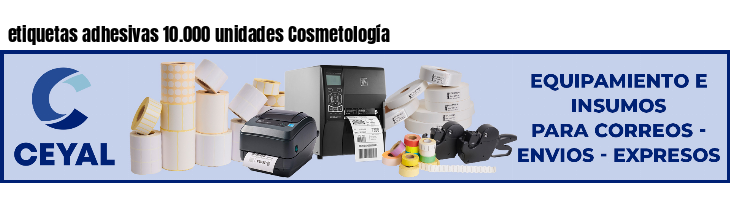 etiquetas adhesivas 10.000 unidades Cosmetología