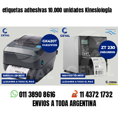 etiquetas adhesivas 10.000 unidades Kinesiología