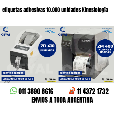 etiquetas adhesivas 10.000 unidades Kinesiología