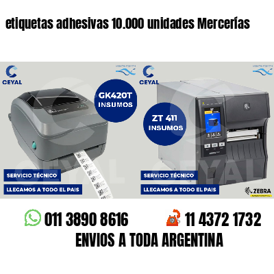 etiquetas adhesivas 10.000 unidades Mercerías