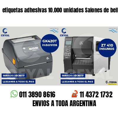 etiquetas adhesivas 10.000 unidades Salones de belleza