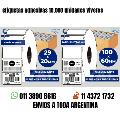 etiquetas adhesivas 10.000 unidades Viveros